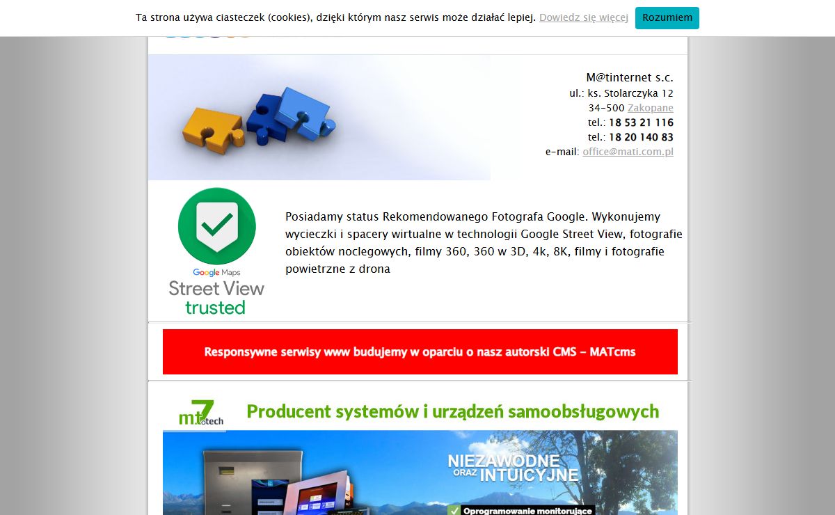 Tworzenie stron internetowych www. Zakopane i Podhale.