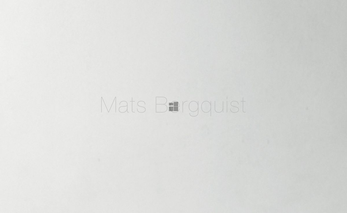 Mats Bergquist Monochrome Artist Monochrome Artist