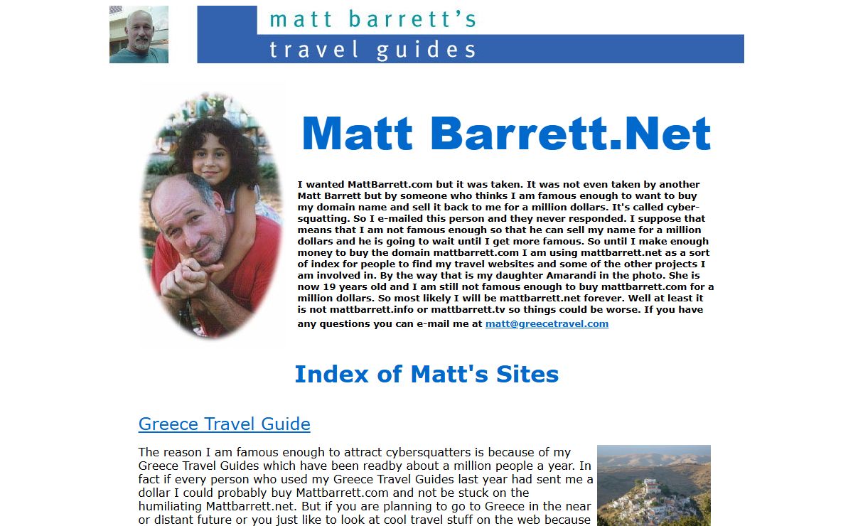 Matt Barrett.net