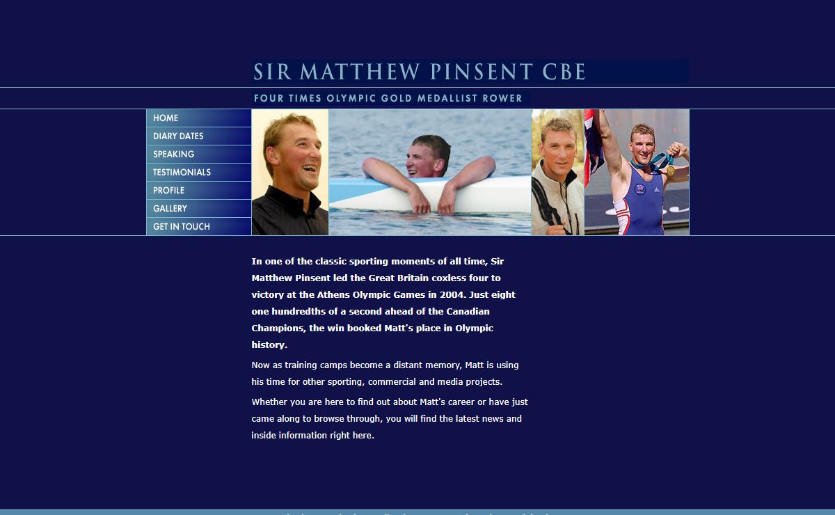 Matthew Pinsent CBE : The Official Web Site