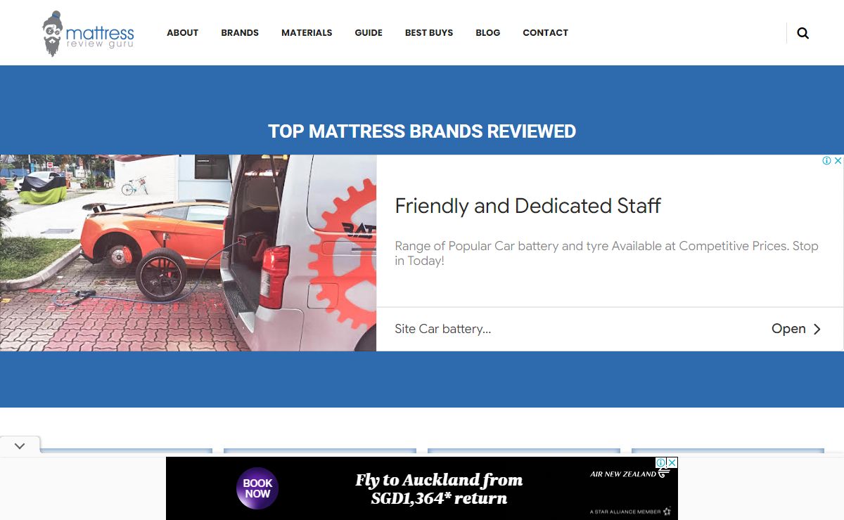 Mattress Reviews From The Mattress Review Guru