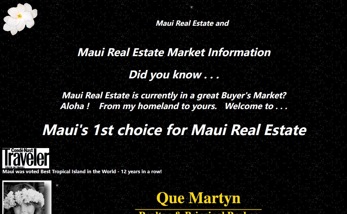 Maui Real Estate