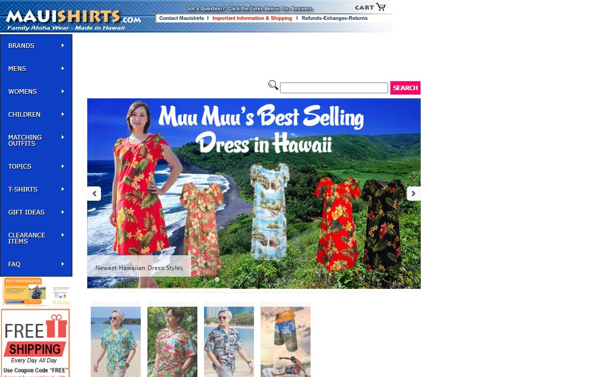 Made in Hawaii aloha style clothing for entire family
