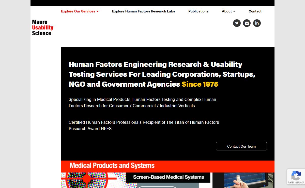 MAURO Usability Science | Human Factors & Usability Testing Consulting