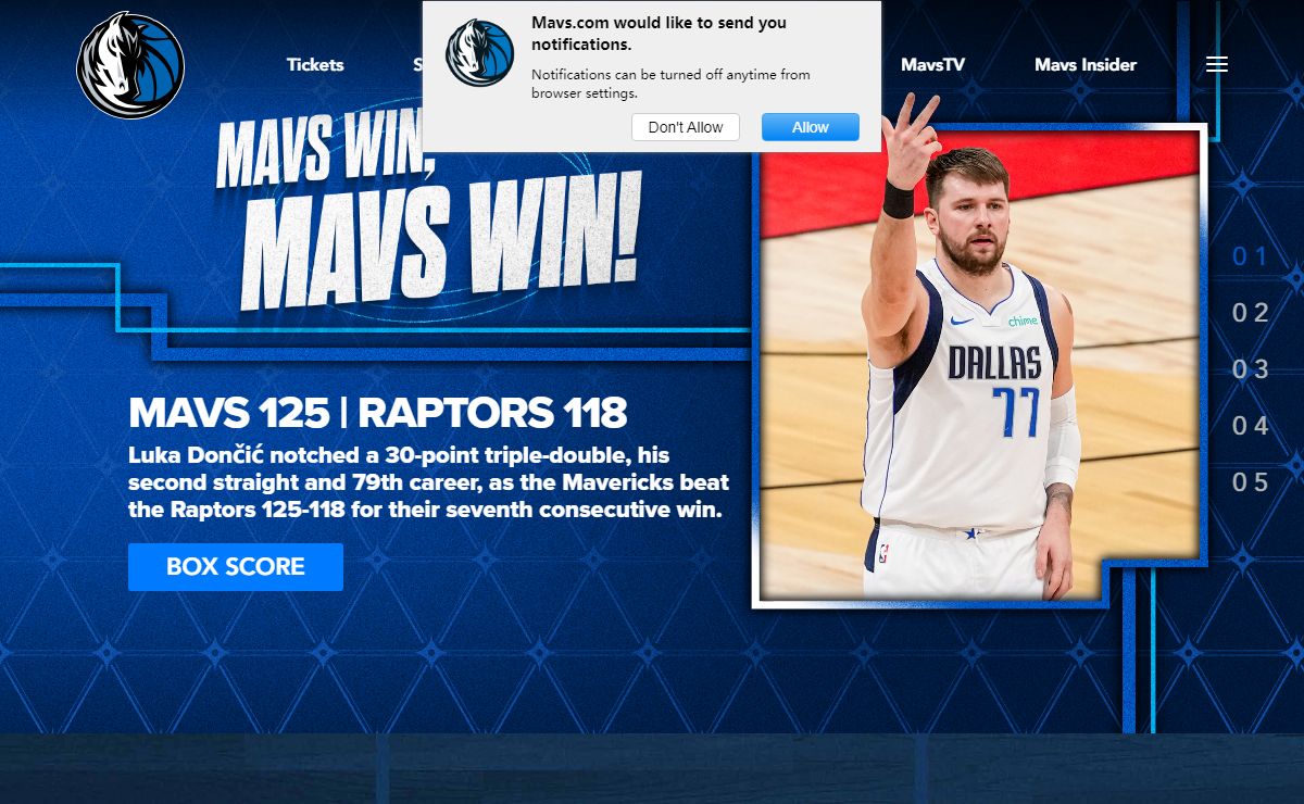 Home - The Official Home of the Dallas Mavericks