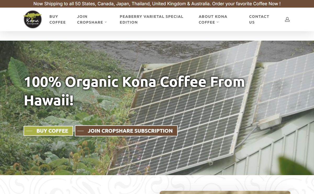 Kona Rainforest Organic Coffee: Taste the Richness of Sustainable Farming