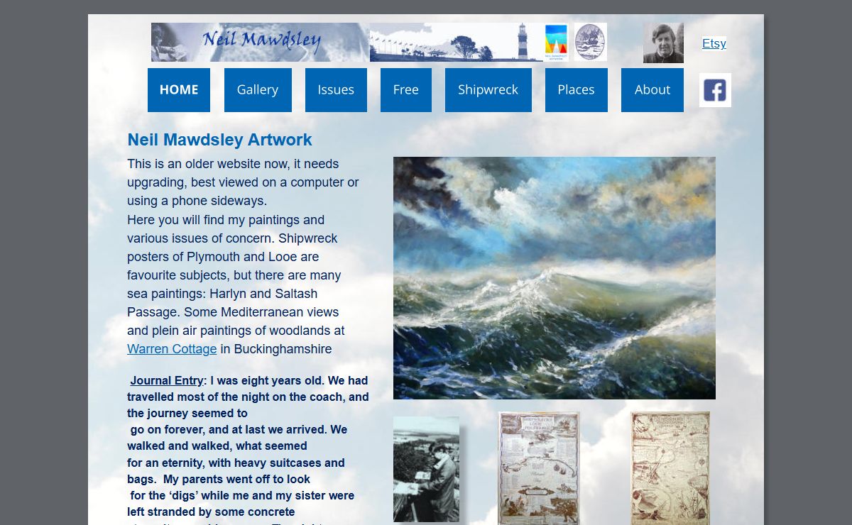 Plymouth Artist Neil Mawdsley