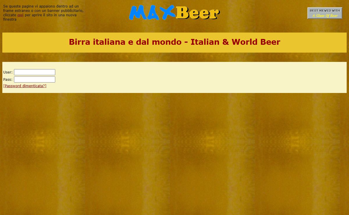 Maxbeer - Birra italiana e dal mondo - Italian & World Beer