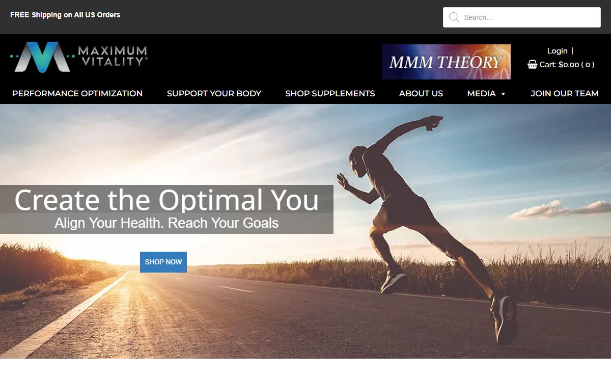 Maximum Vitality | Performance Optimization Supplements