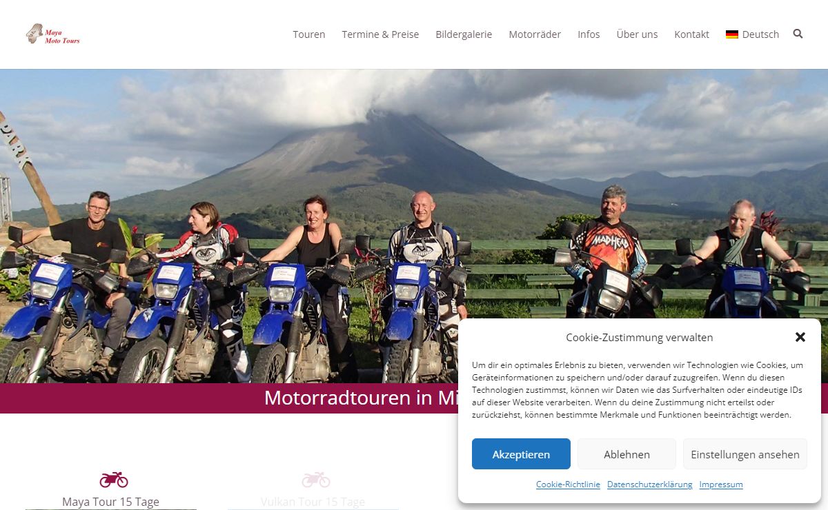 Maya Moto Tours Motorradreisen Motorradtouren Mittelamerika