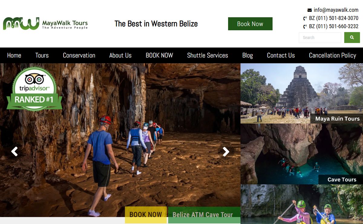 Belize Adventure Tours | San Ignacio Tour Guides | Vacation Packages | Eco – Maya Walk Tours