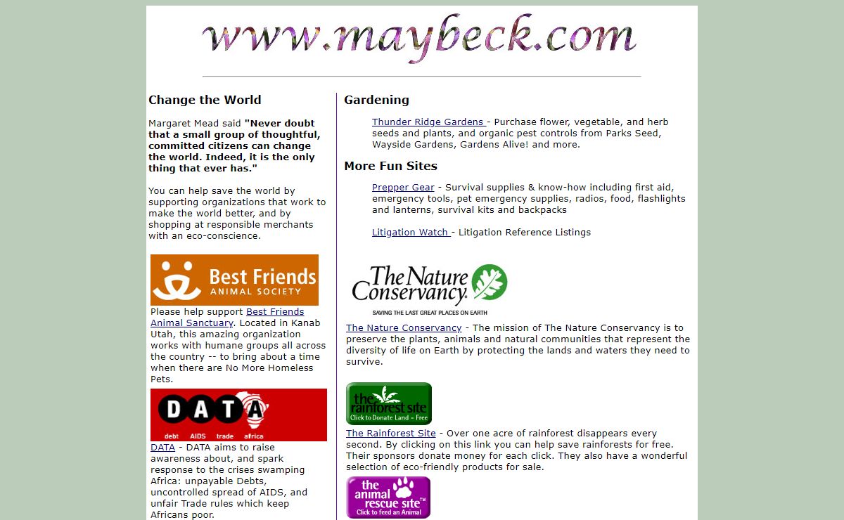 Maybeck.com