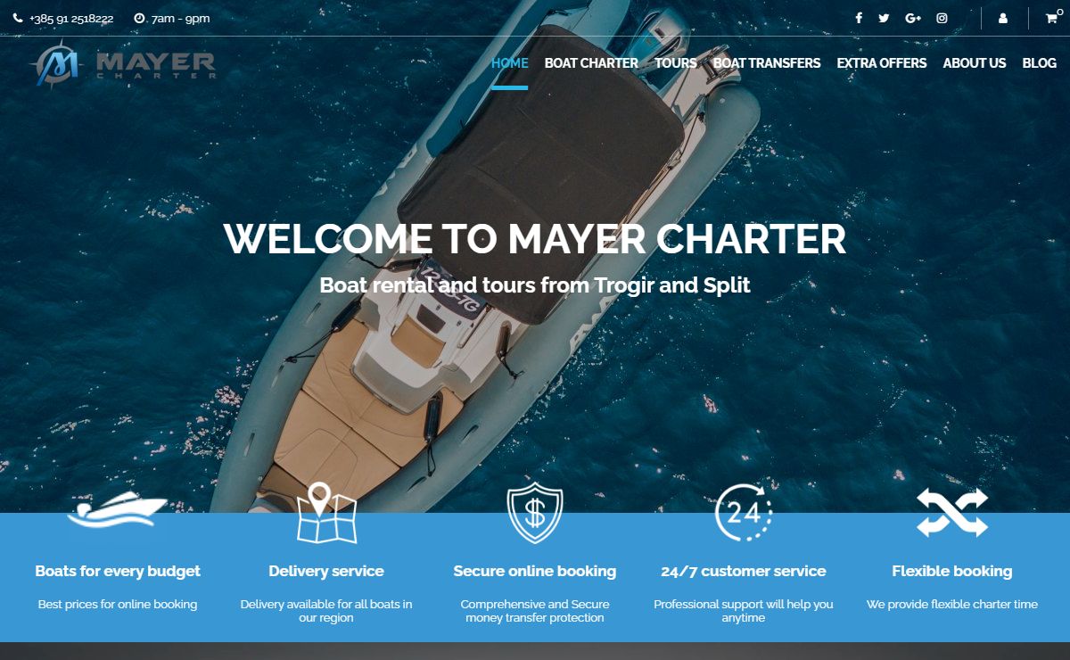 Mayer Charter: Trogir boat rental - Boat tours from Trogir and Split