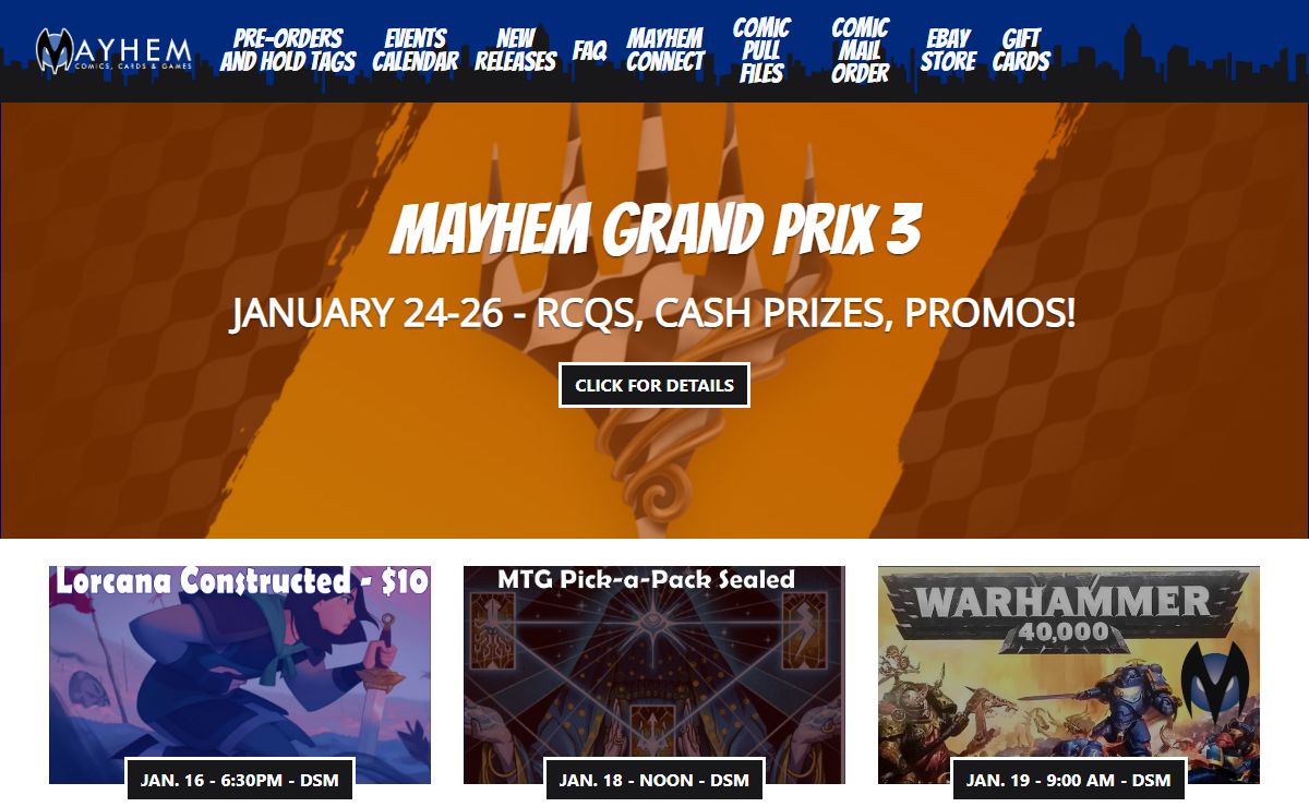 Home - Mayhem Collectibles