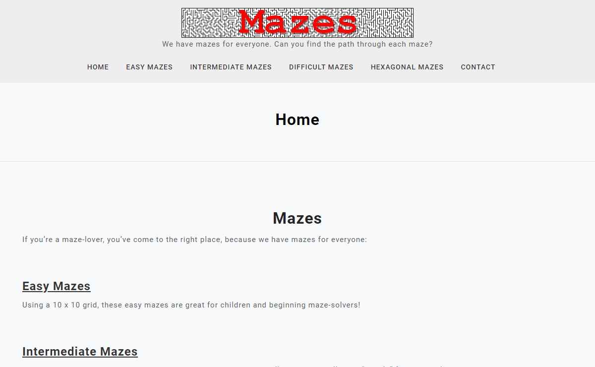 Mazes