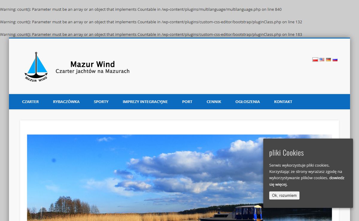 Mazur Wind | Czarter jachtów na Mazurach