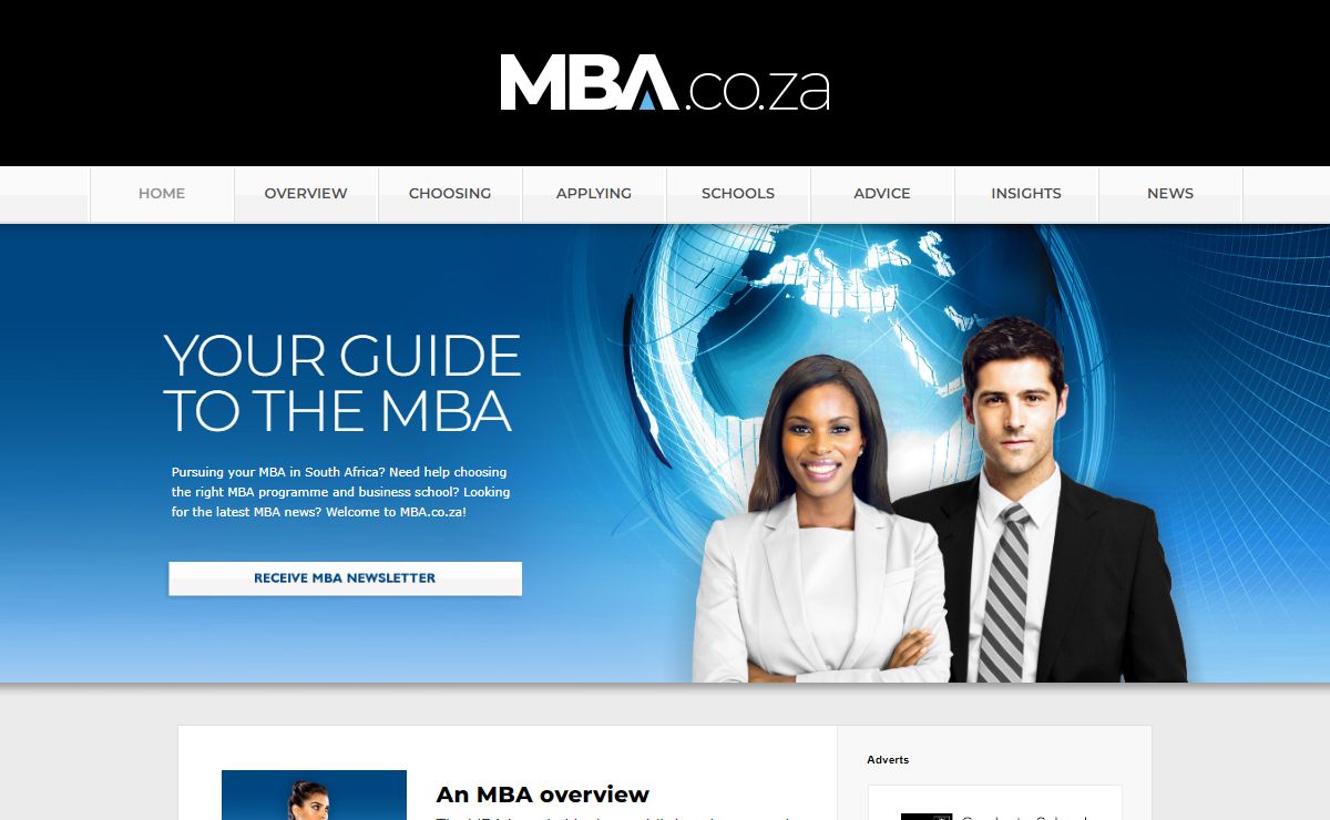 MBA Degrees and Business Schools in South Africa