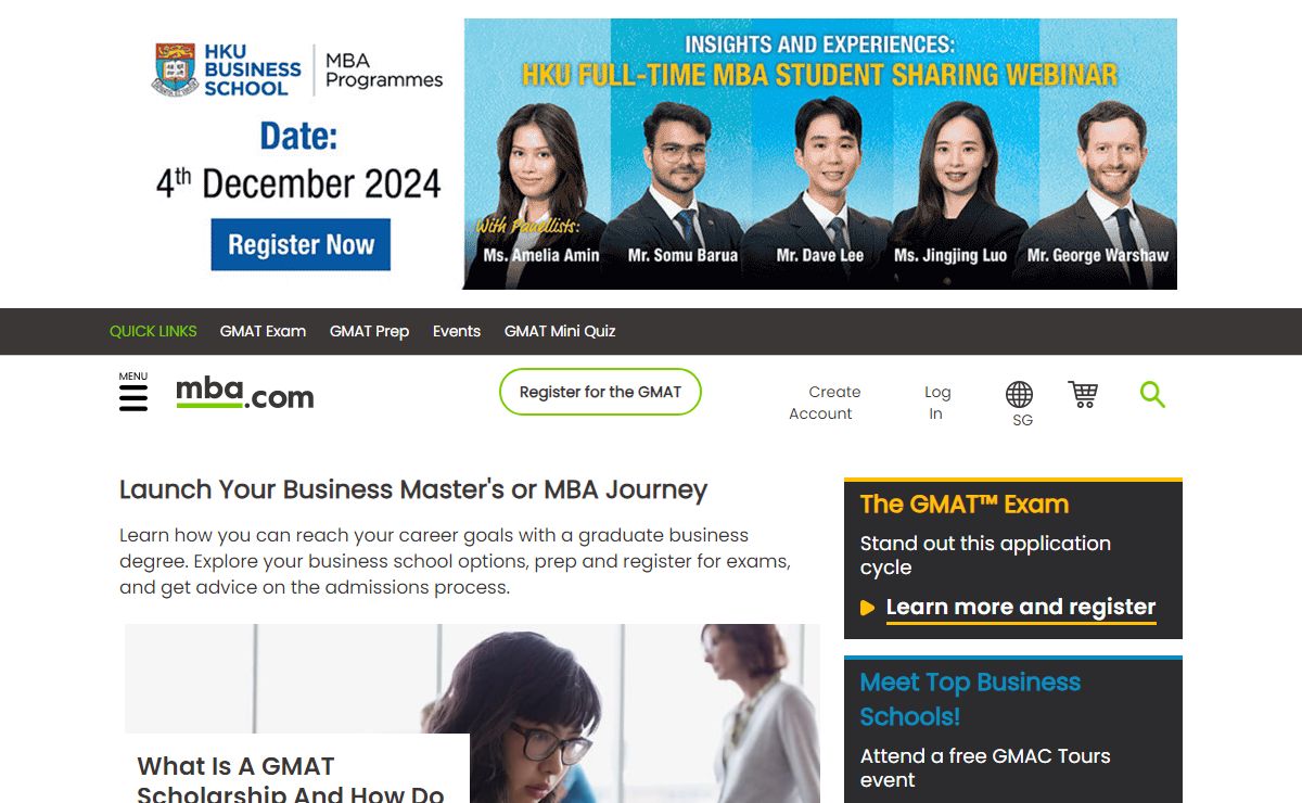 Start Your MBA or Business Master's Journey Here | mba.com