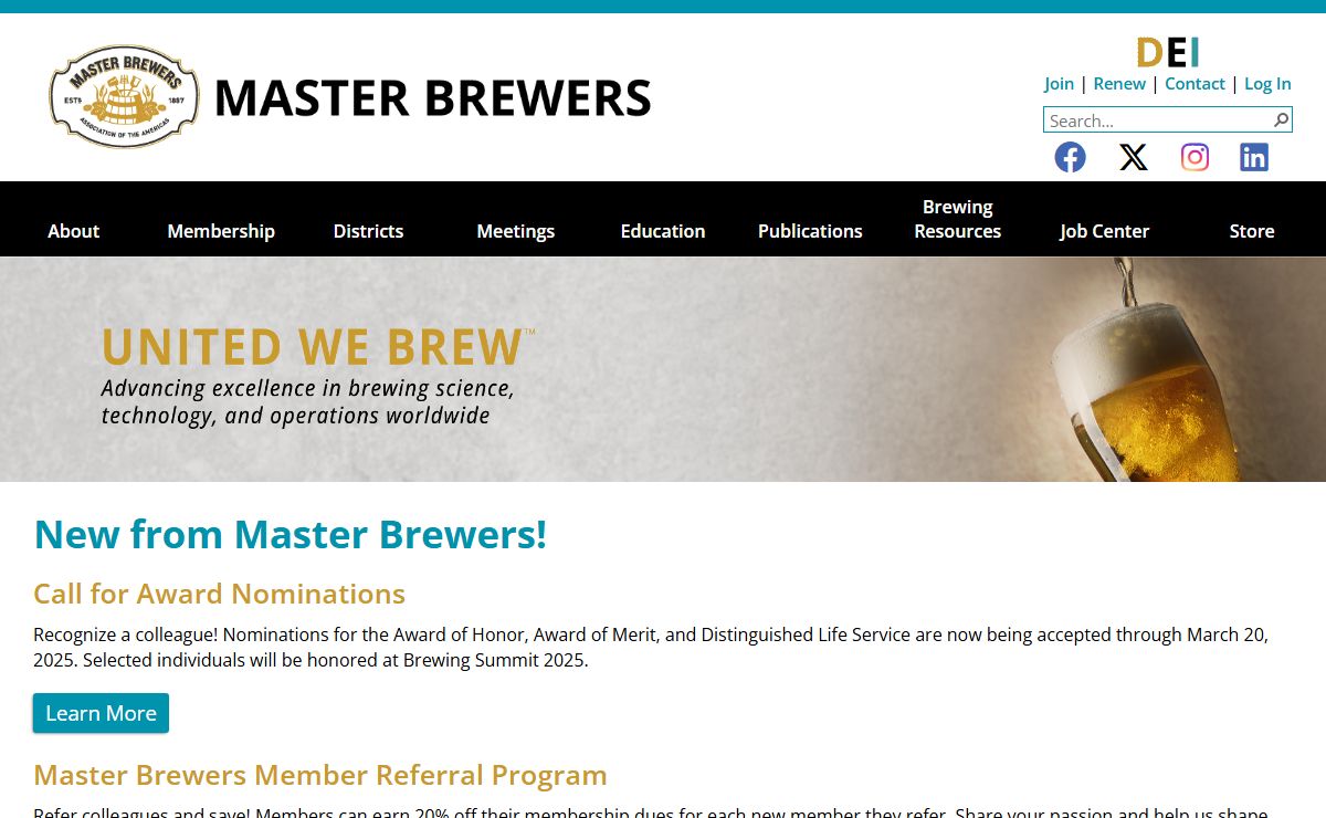 Master Brewers Association