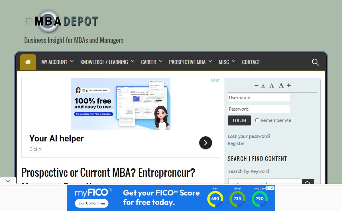MBA Depot