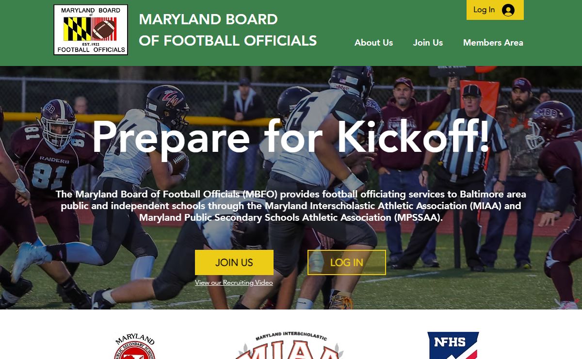 Maryland Board of Football Officials | High School Officiating