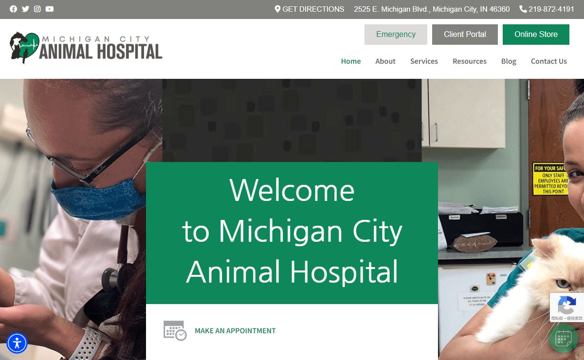 Home | Michigan City Animal Hospital