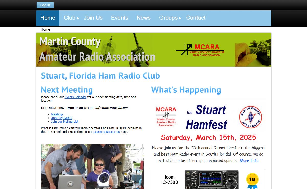 Martin County Amateur Radio Association Inc - Home