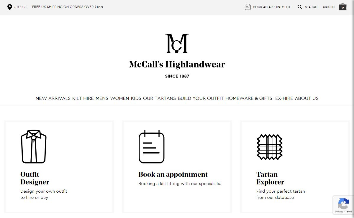McCalls Highlandwear | Specialists in Kilt Hire and Bespoke & Made to…