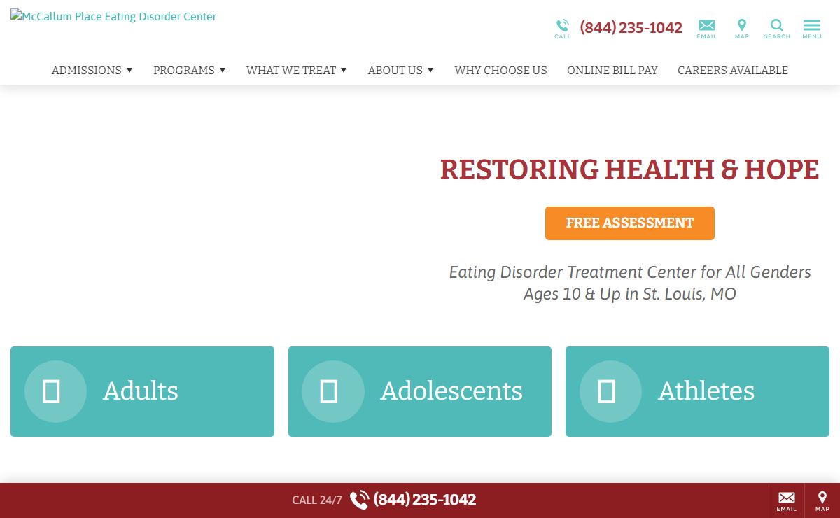 McCallum Place | Eating Disorder Treatment in Missouri