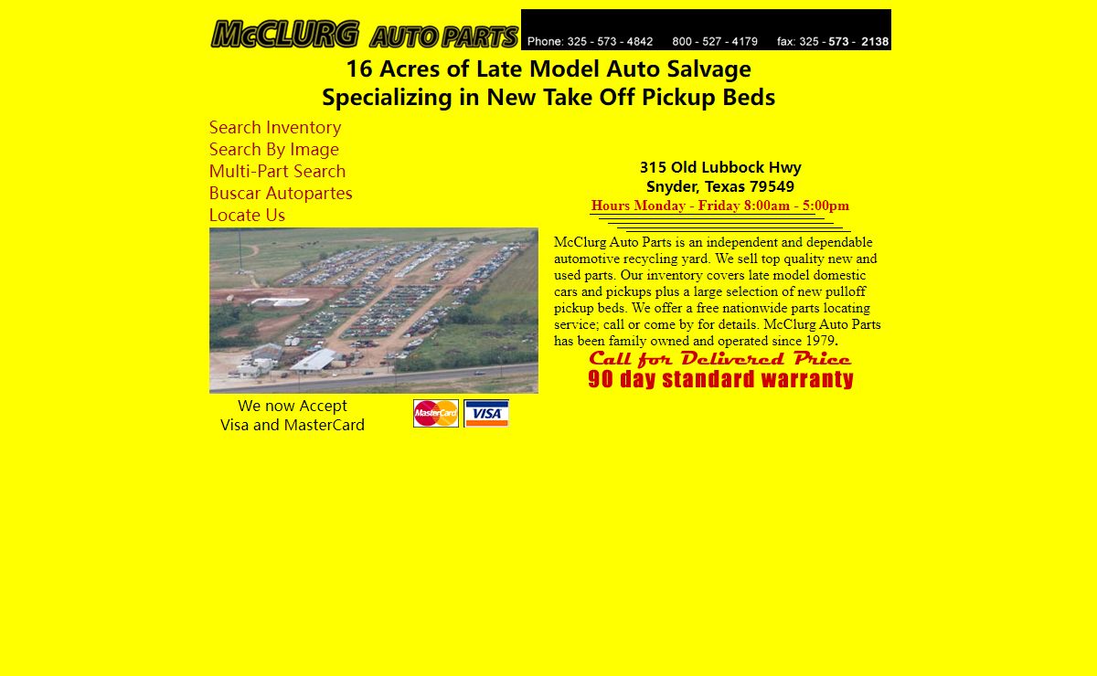 McClurg Auto Parts