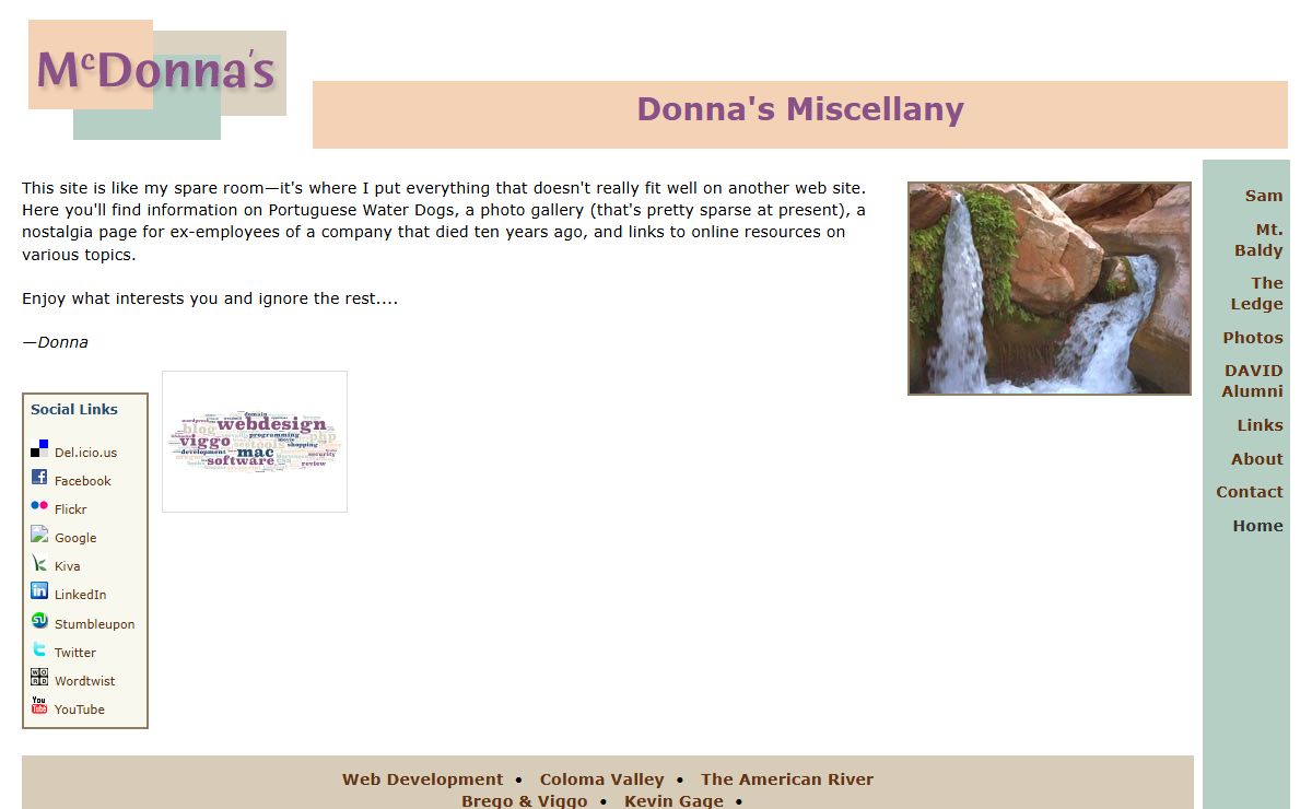 McDonna's - Home Page for Donna McMaster