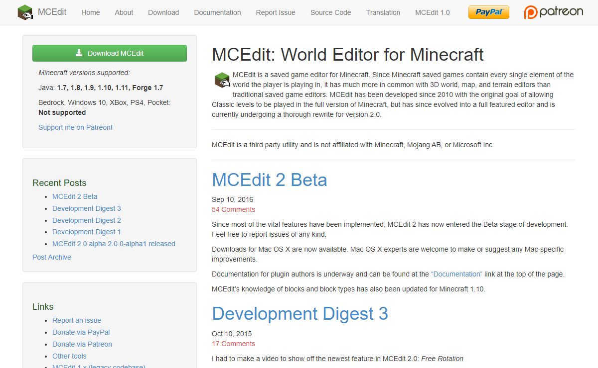 MCEdit - World Editor for Minecraft