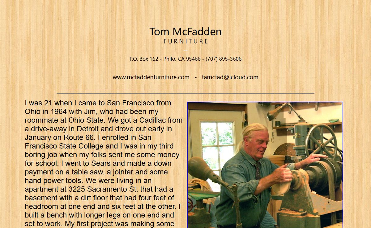 Tom McFadden Furniture
