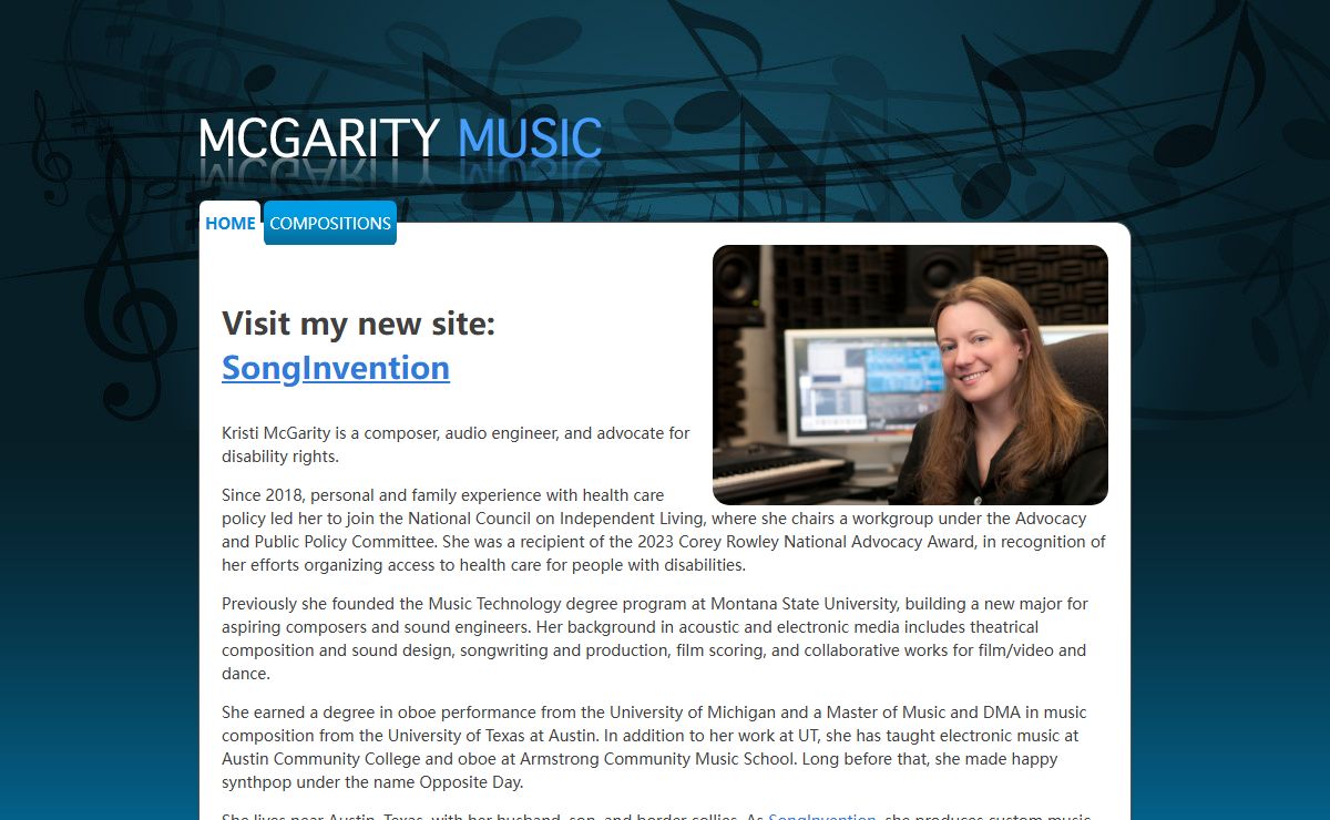 Kristi McGarity - Composer