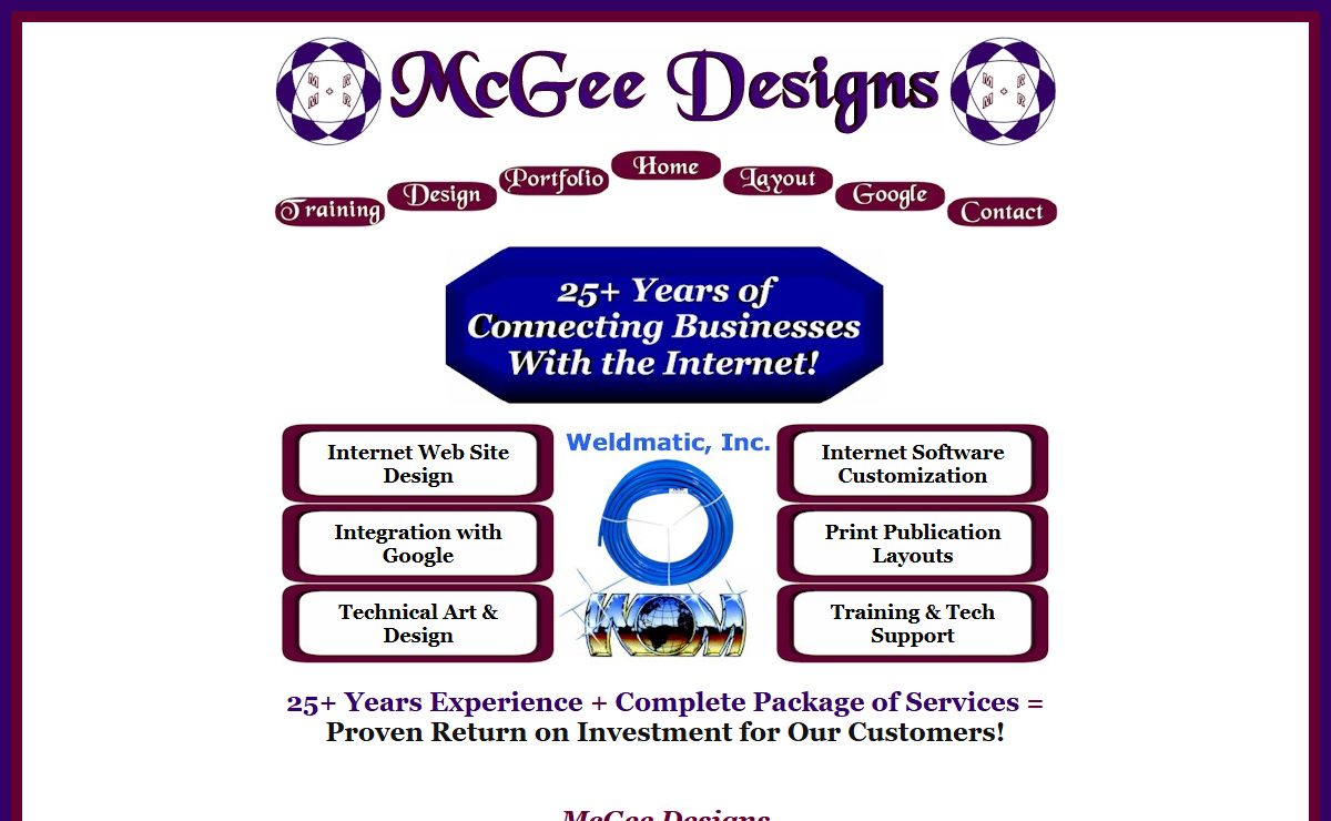 McGee Designs Home Page