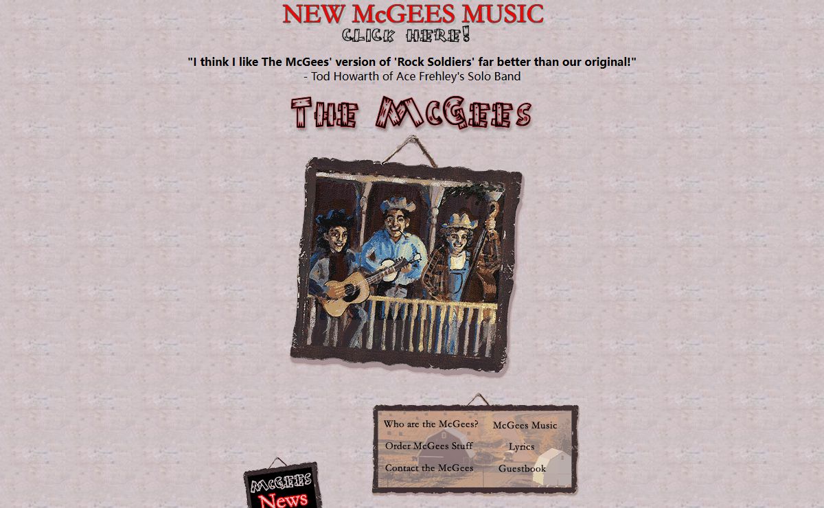 The McGees - Welcome - Alt-Country Rock Pop Artists