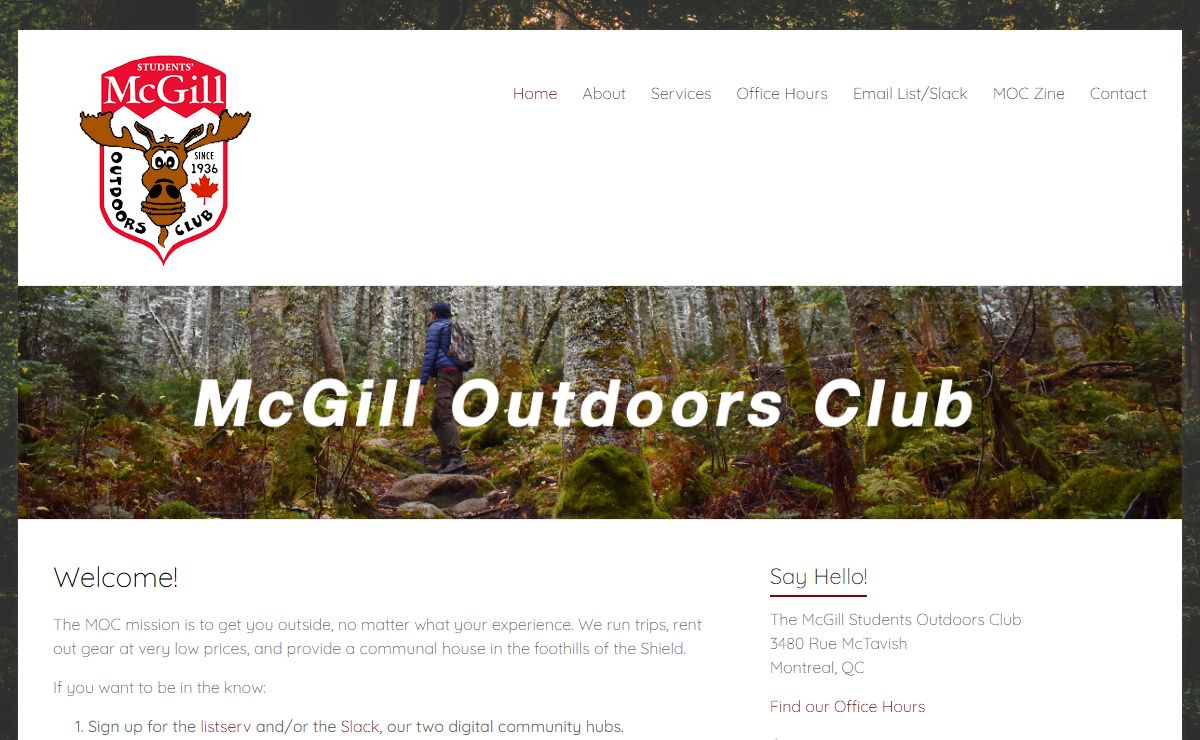 McGill Outdoors Club