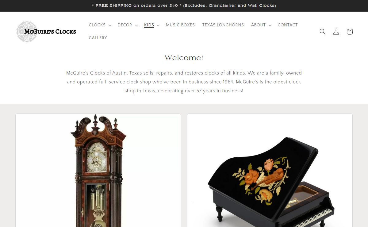 McGuire's Clocks and Gifts – McGuiresclocks