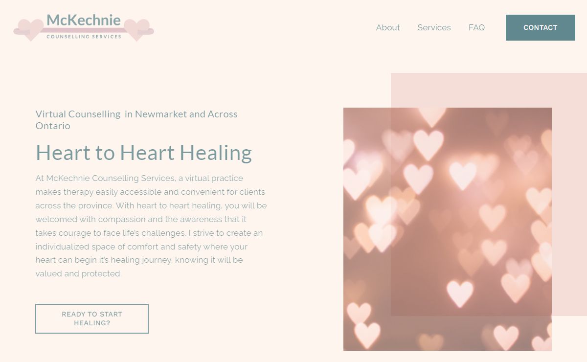 Individual, Relationships & Grief | McKechnie Counselling