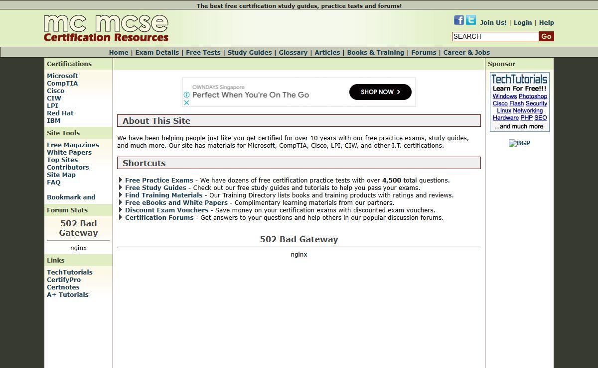 MC MCSE: MCSA, MCSE, MCITP, MCTS, CCNA, A+, Network+, CIW, and Linux Certifications