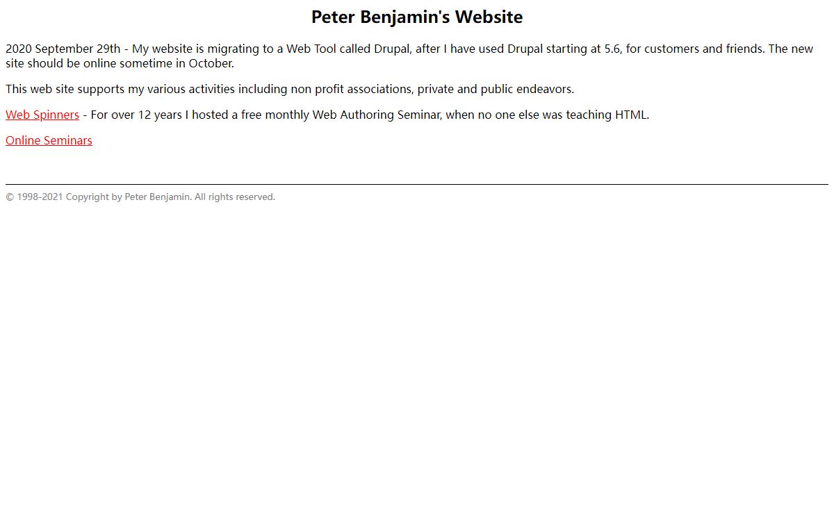 Peter Benjamin Technology Scientist