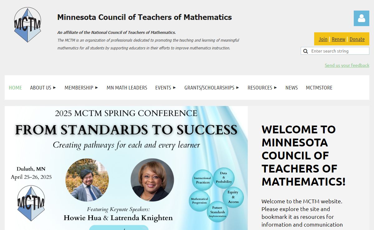 Minnesota Council of Teachers of Mathematics - Home