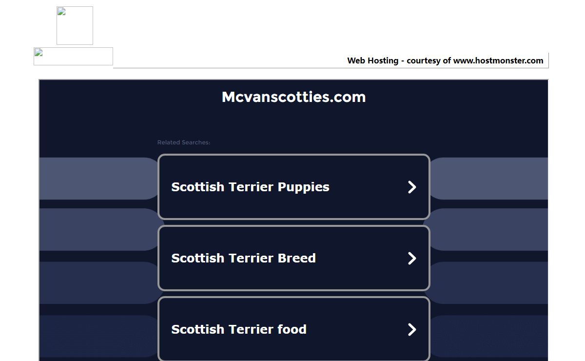 Welcome mcvanscotties.com - Hostmonster.com