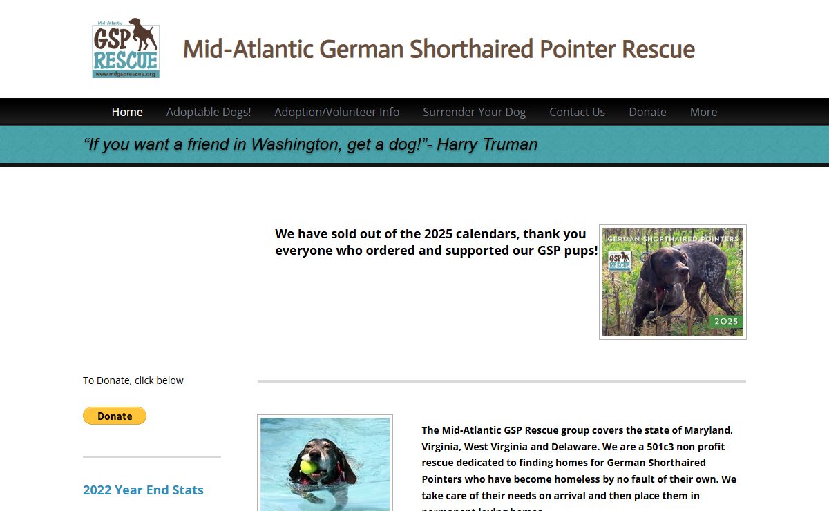 Mid-Atlantic German Shorthaired Pointer Rescue | Rescuing and rehoming GSPs