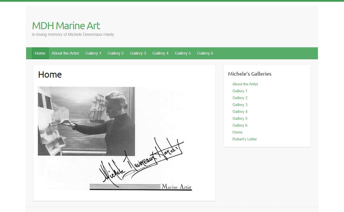 MDH Marine Art – In loving memory of Michele Devereaux Hardy
