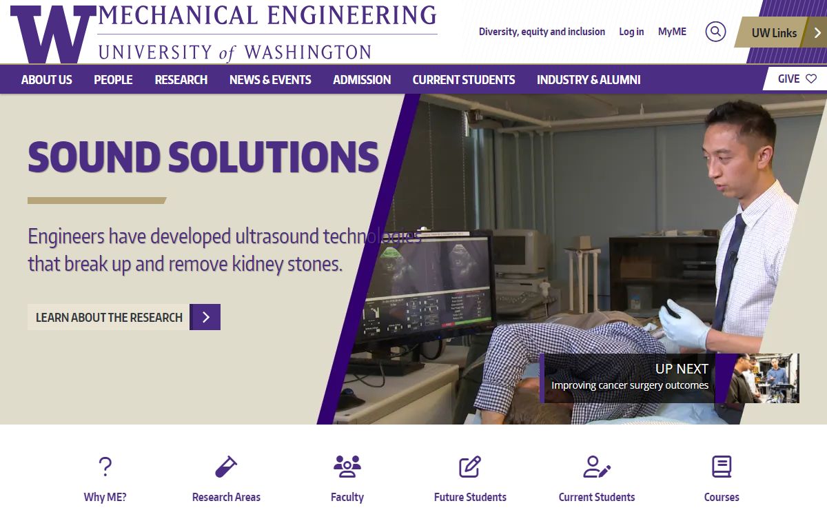 UW Mechanical Engineering Homepage | Mechanical Engineering