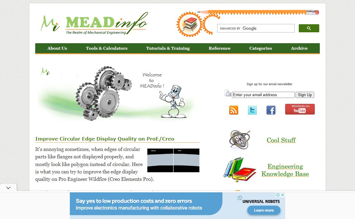 MEADinfo - Mechanical Engineer's Information Hub