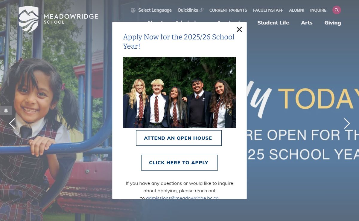 Top IB World School | Near Vancouver | Meadowridge School