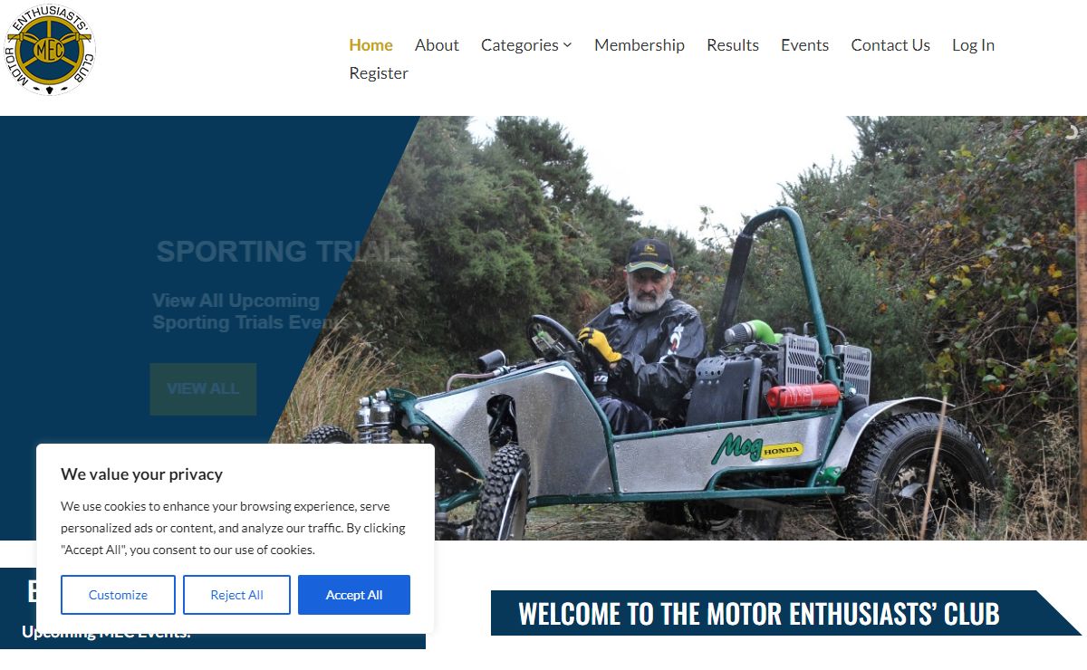Motor Enthusiasts' Club Website – The only location for all MEC related news and events