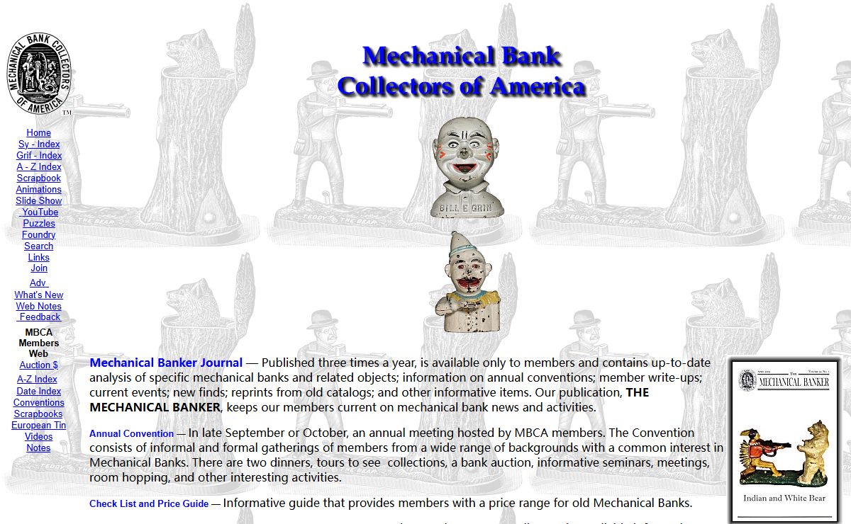 Mechanical Bank Collectors of America - MBCA